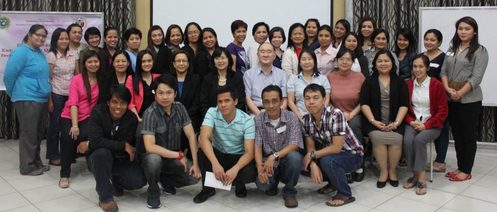 The participants in the G6PD Workshop with Taiwanese International experts Dr. Kwang-Jen Hsiao, Laura Fan, and Joy Chiang